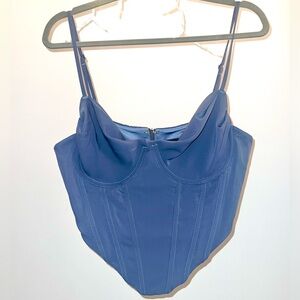 White Fox Corset Top